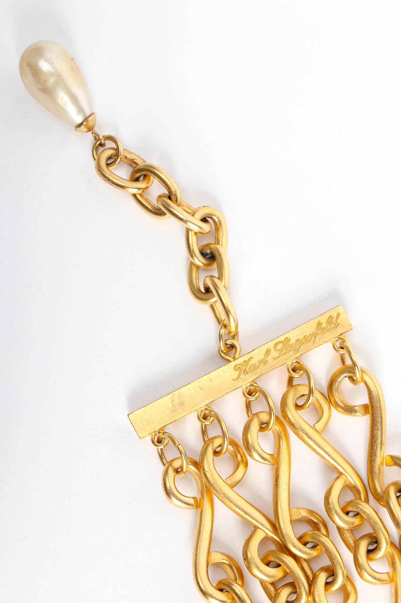Baroque Pearl 5 Chain Choker