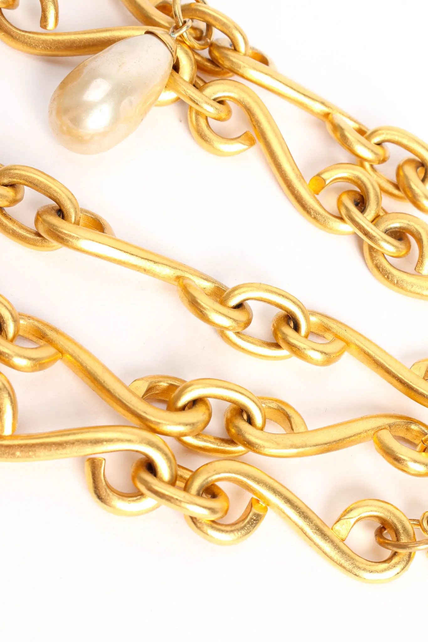 Baroque Pearl 5 Chain Choker