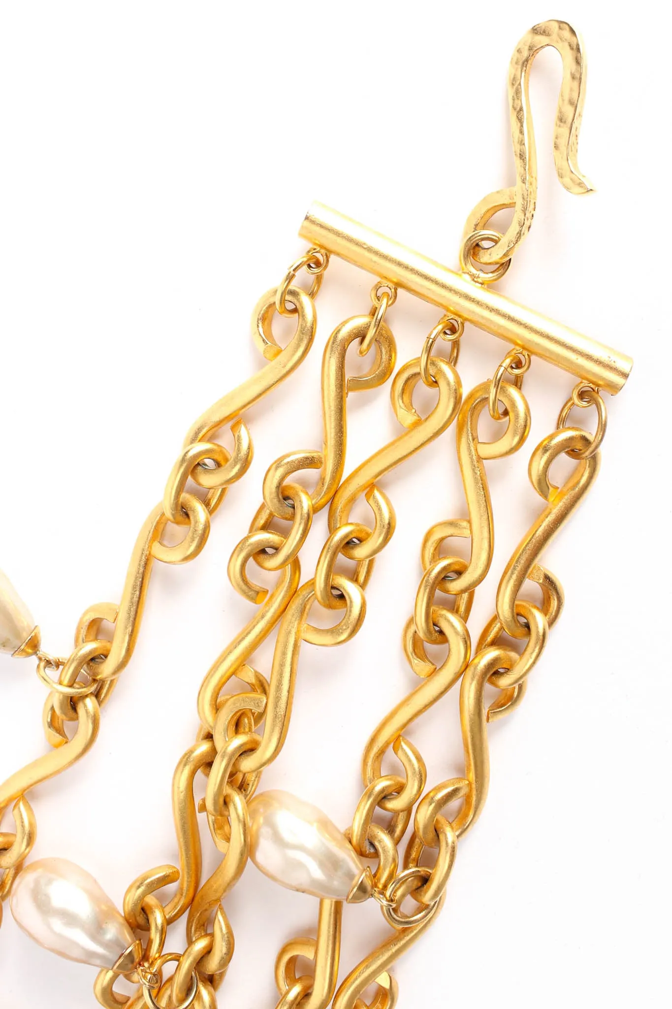 Baroque Pearl 5 Chain Choker