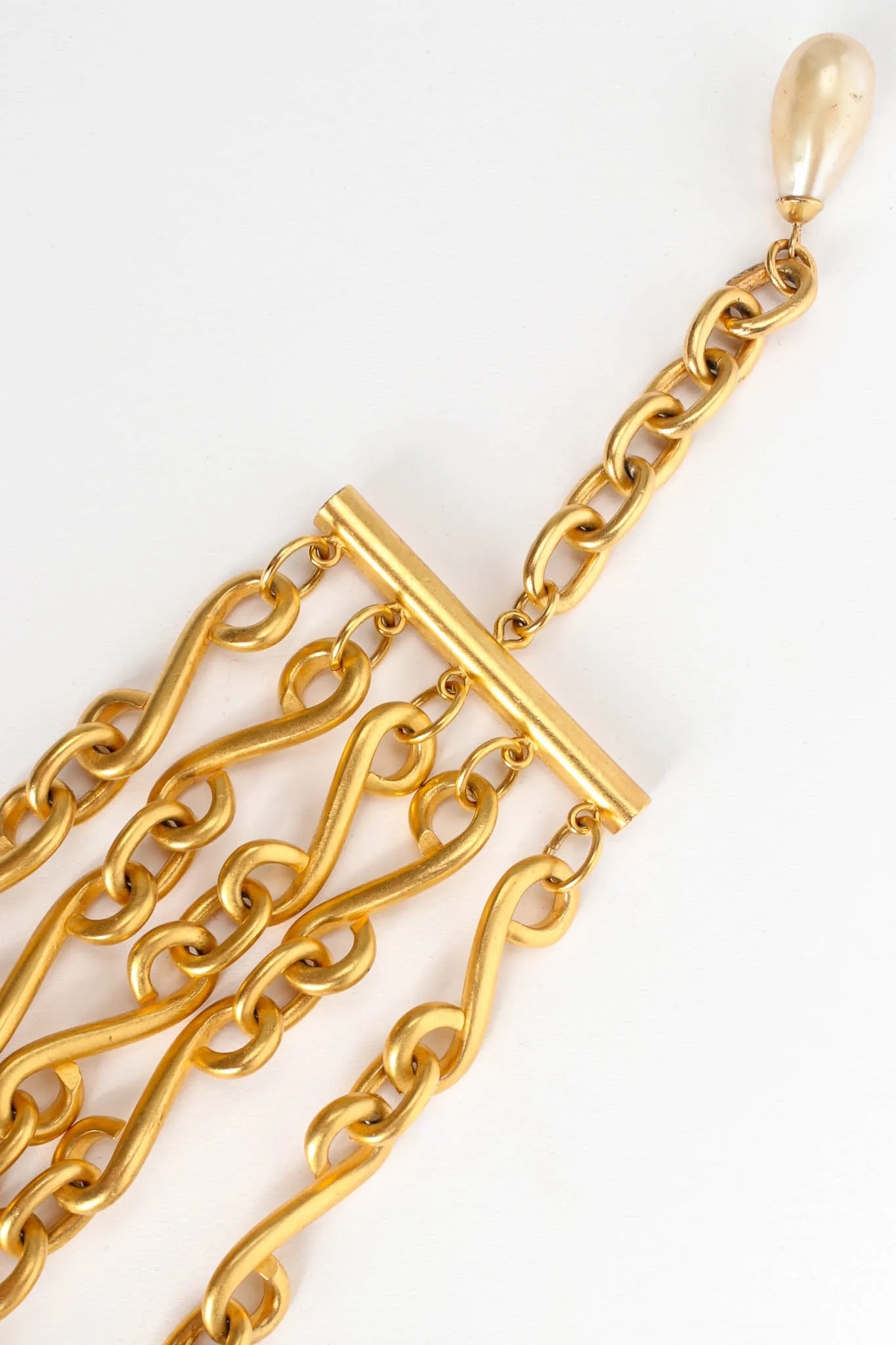 Baroque Pearl 5 Chain Choker