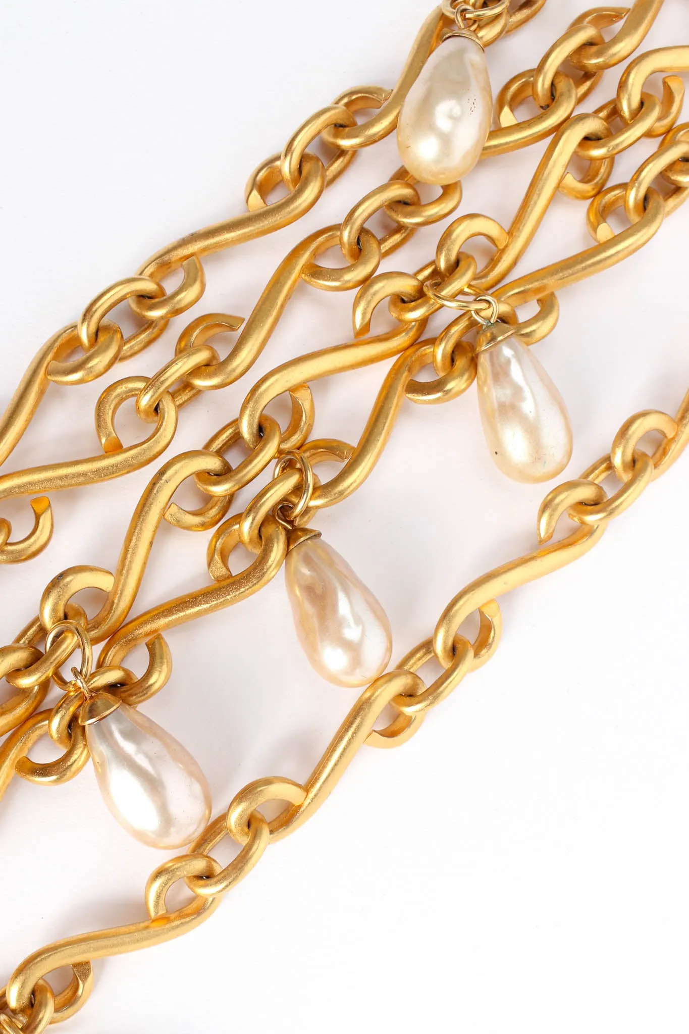 Baroque Pearl 5 Chain Choker