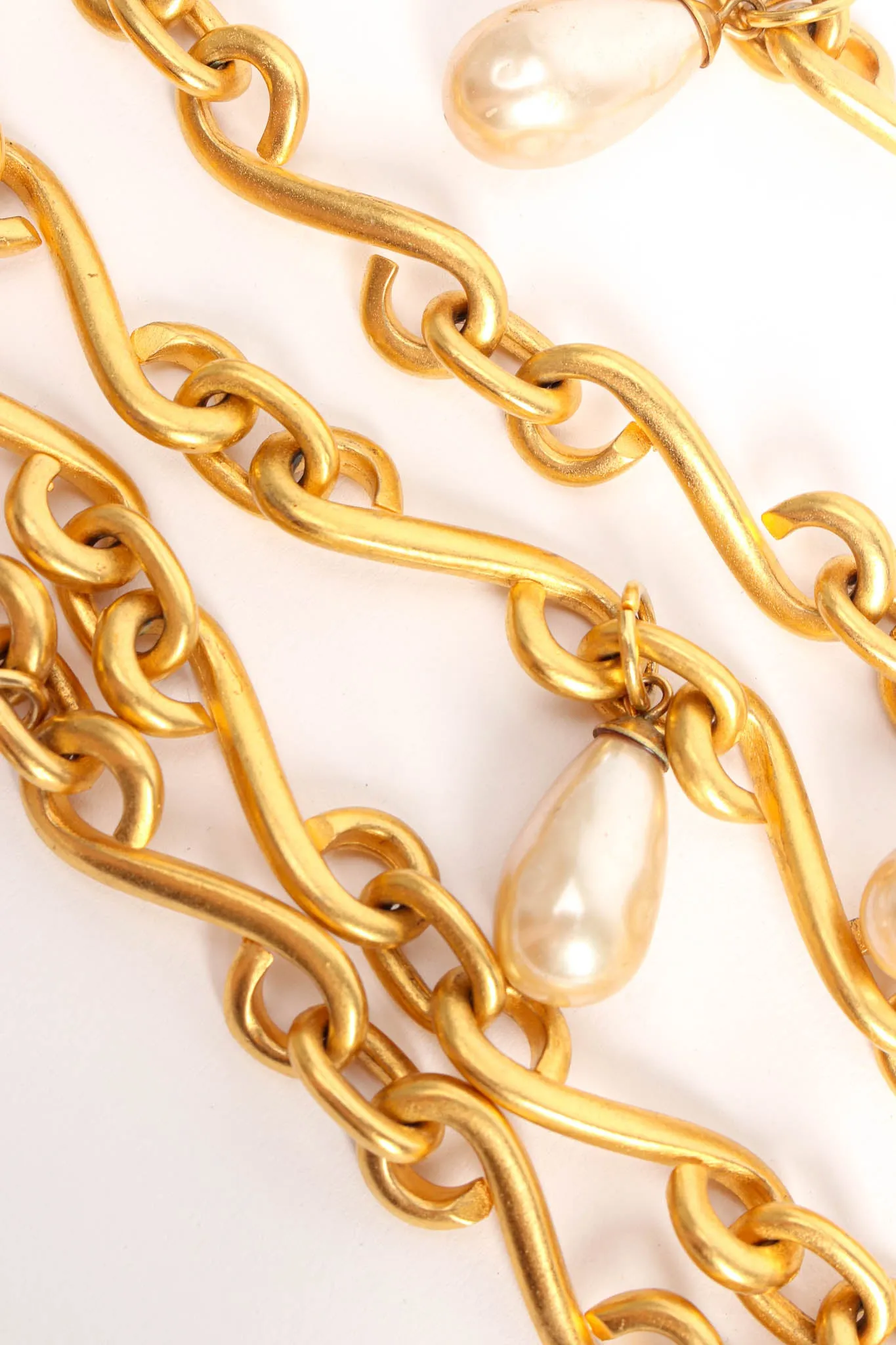 Baroque Pearl 5 Chain Choker