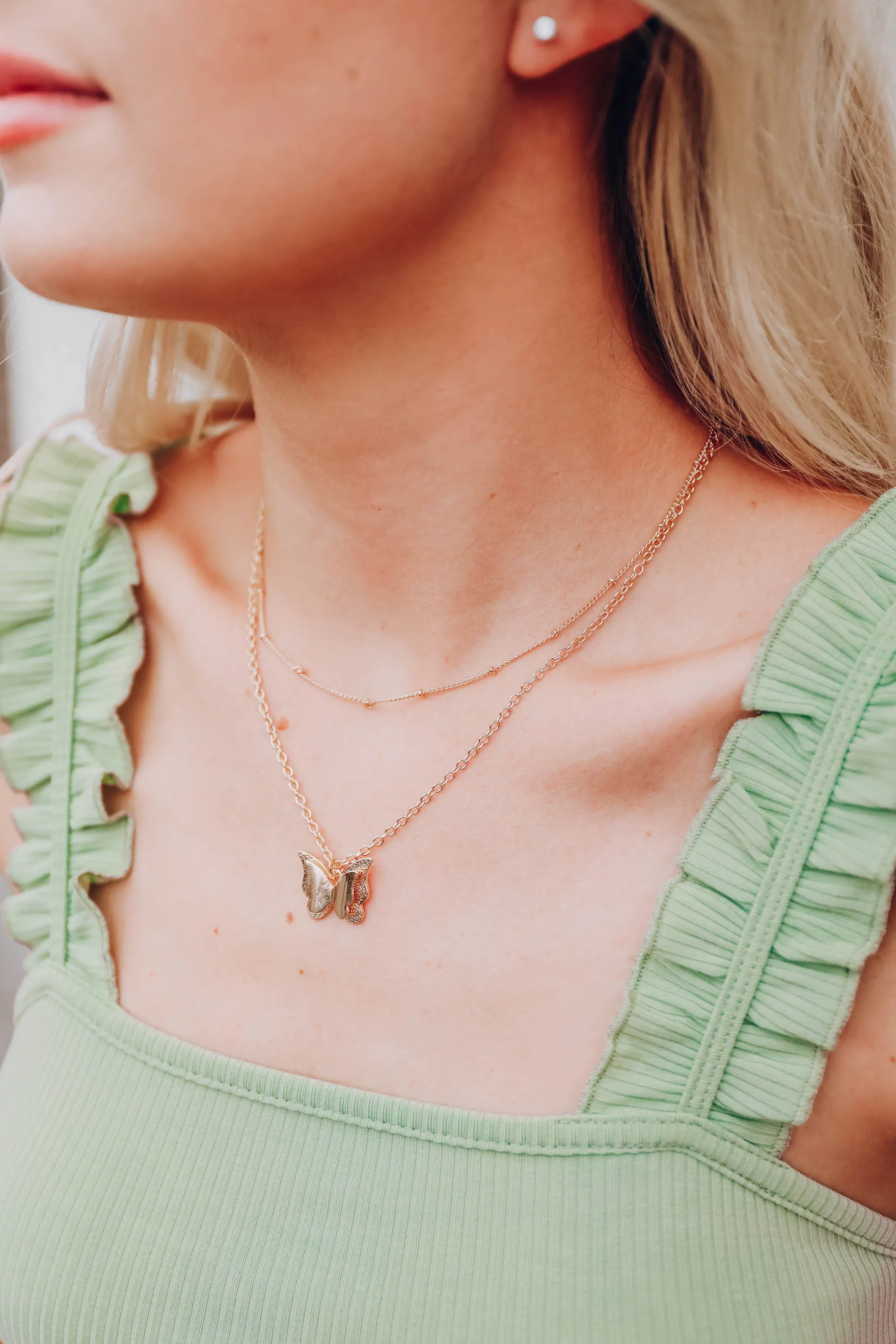 Baylee Butterfly Necklace
