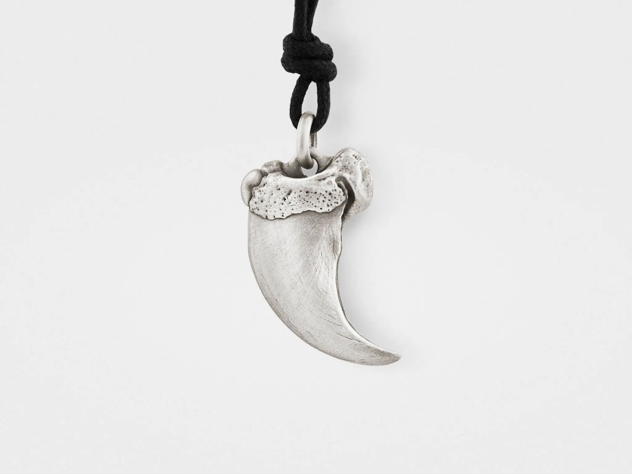 Bear Claw Pendant in Sterling Silver