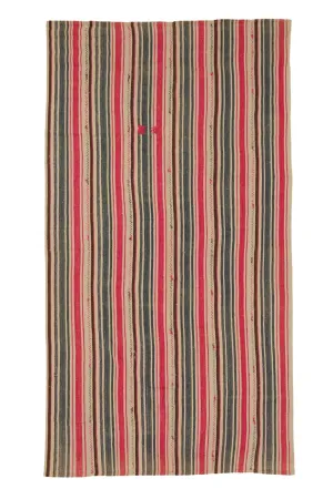 'Berry' Vintage Heirloom Area Rug - 5'9" x 10'8"
