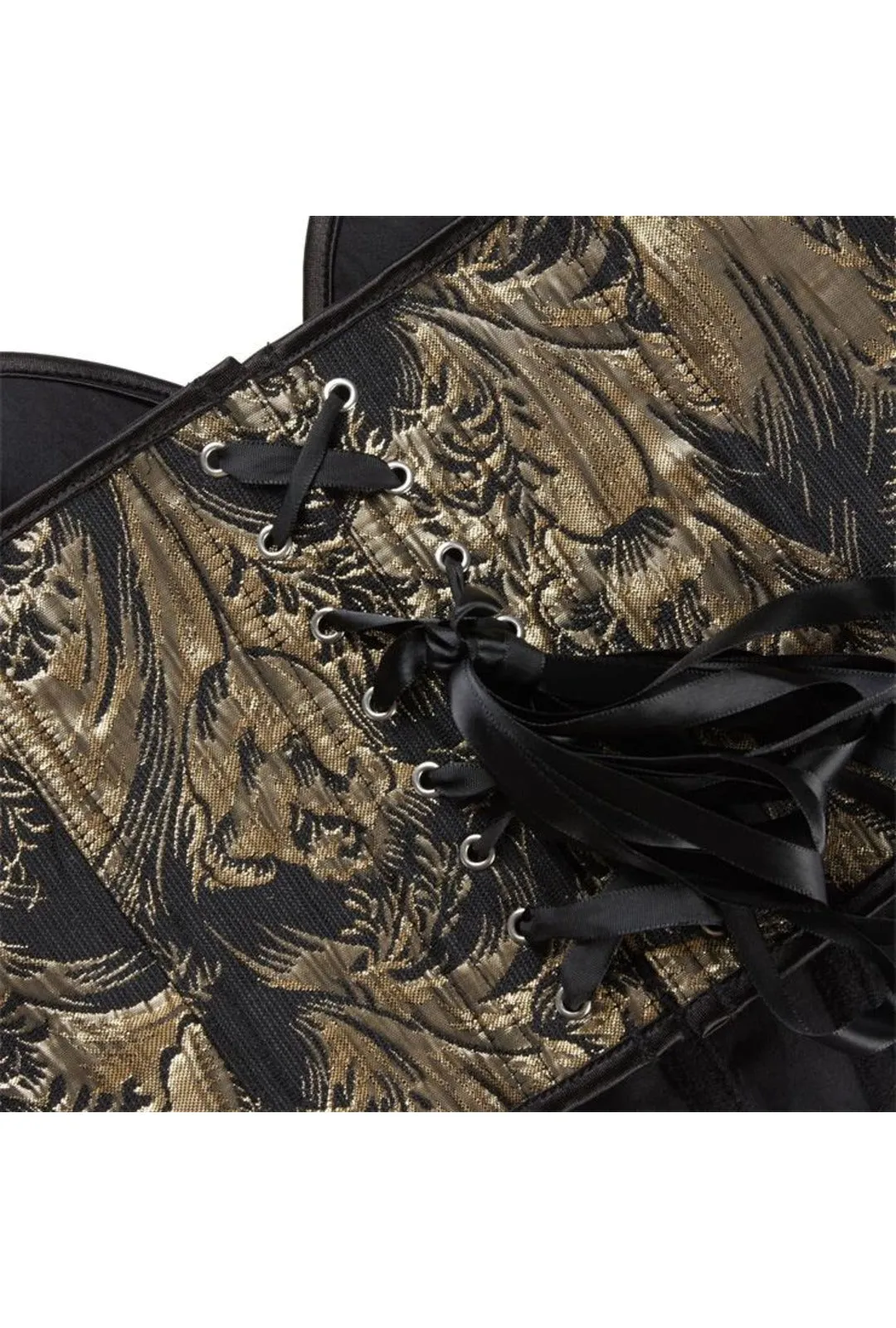 Black Baroque Detail Bustier