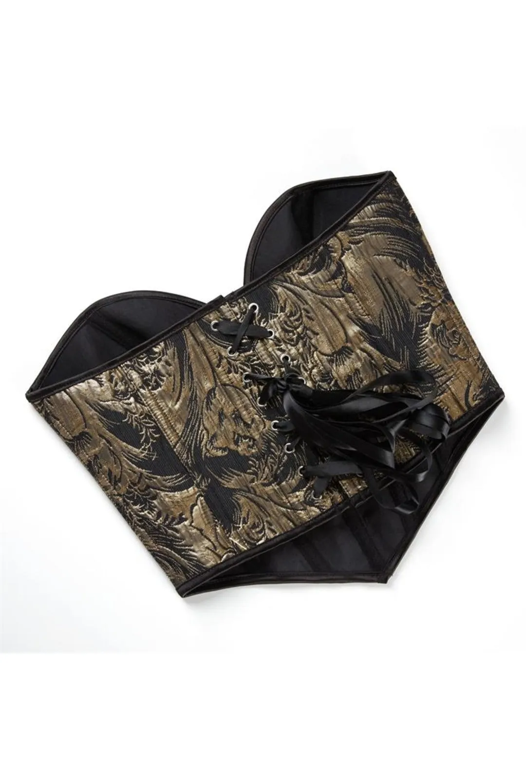 Black Baroque Detail Bustier