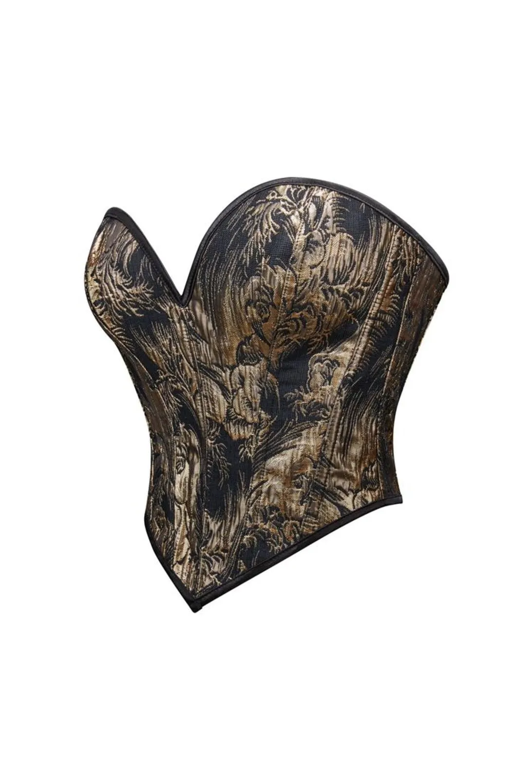 Black Baroque Detail Bustier