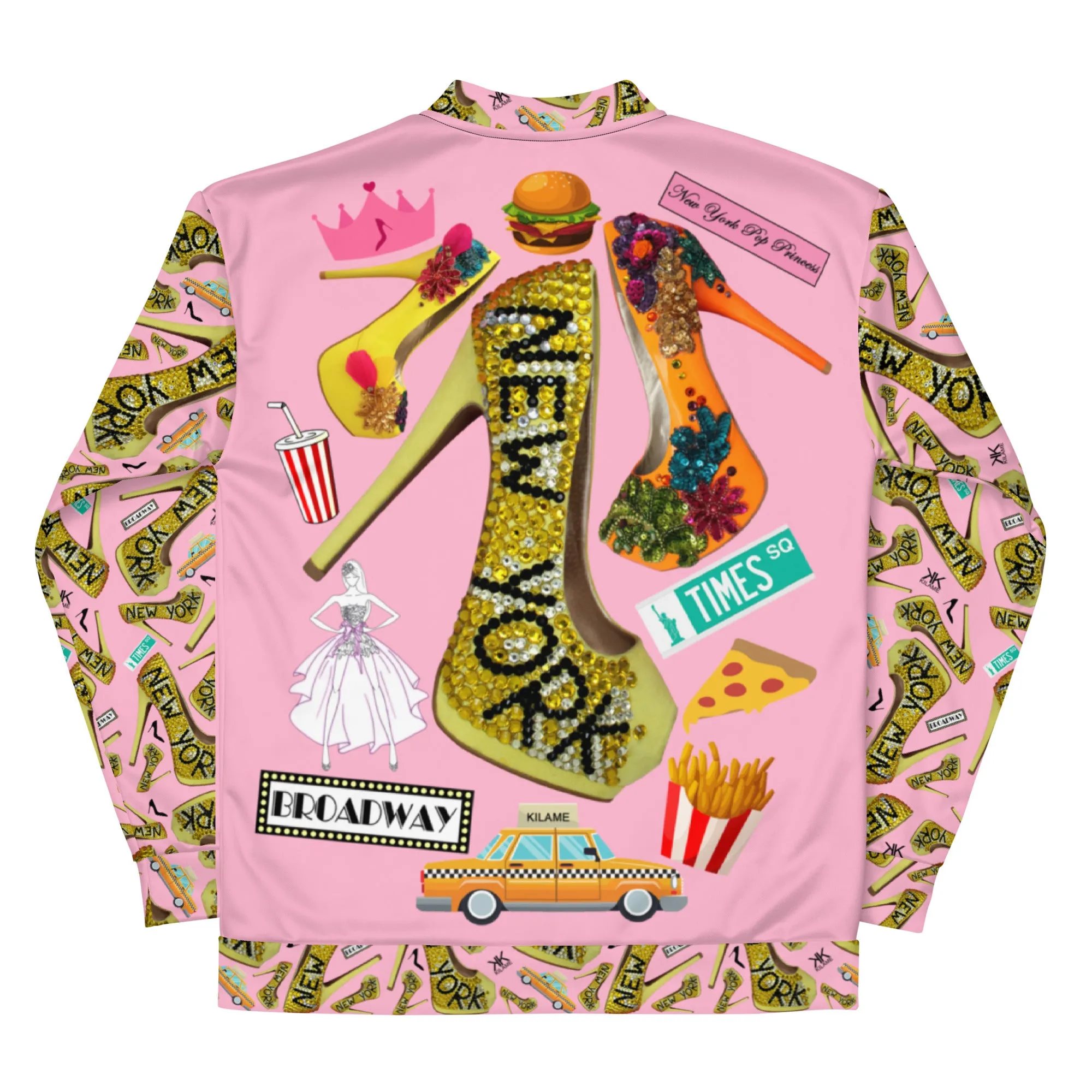 Bomber Jacket 'Pink Fantasy'