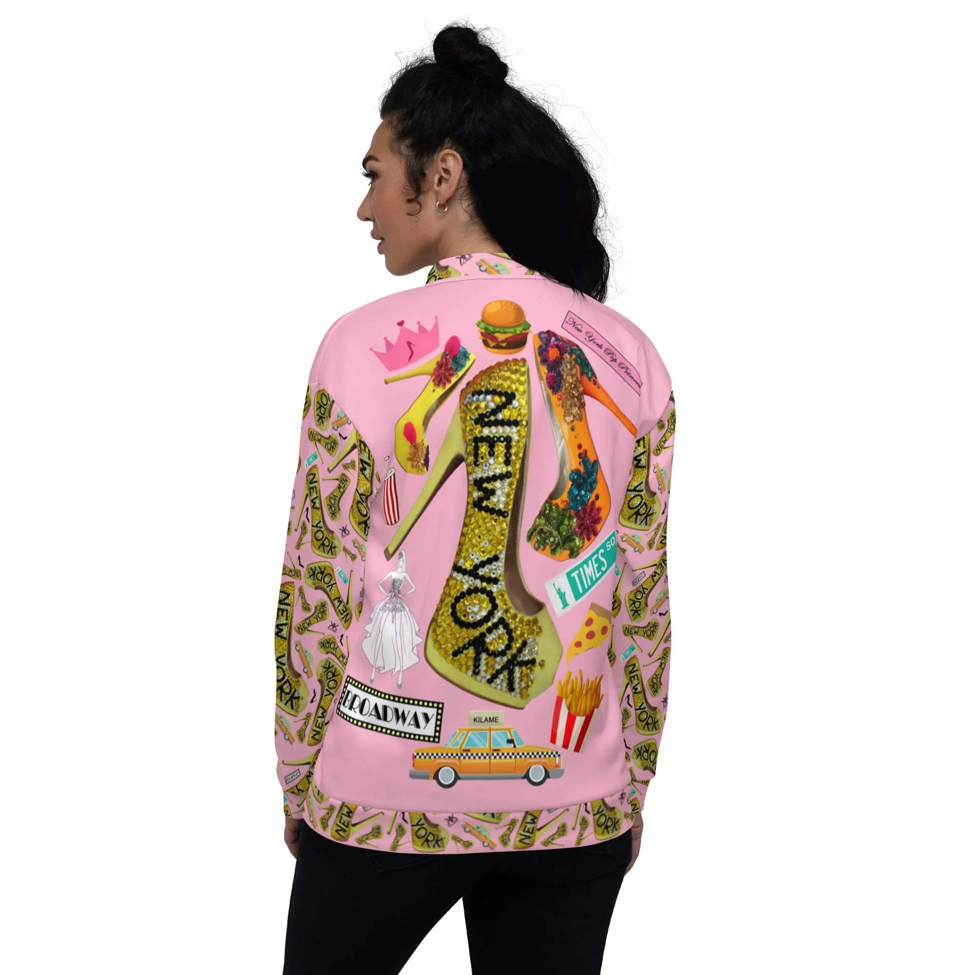 Bomber Jacket 'Pink Fantasy'