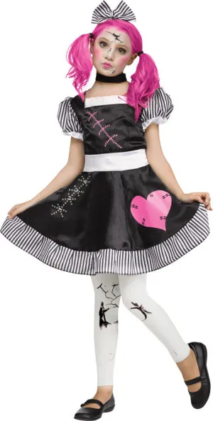 Broken Doll Child 12-14 Child Girls Costume
