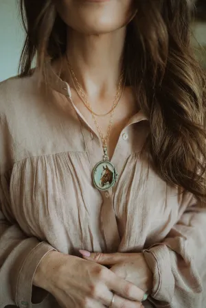 Brown Horse Necklace