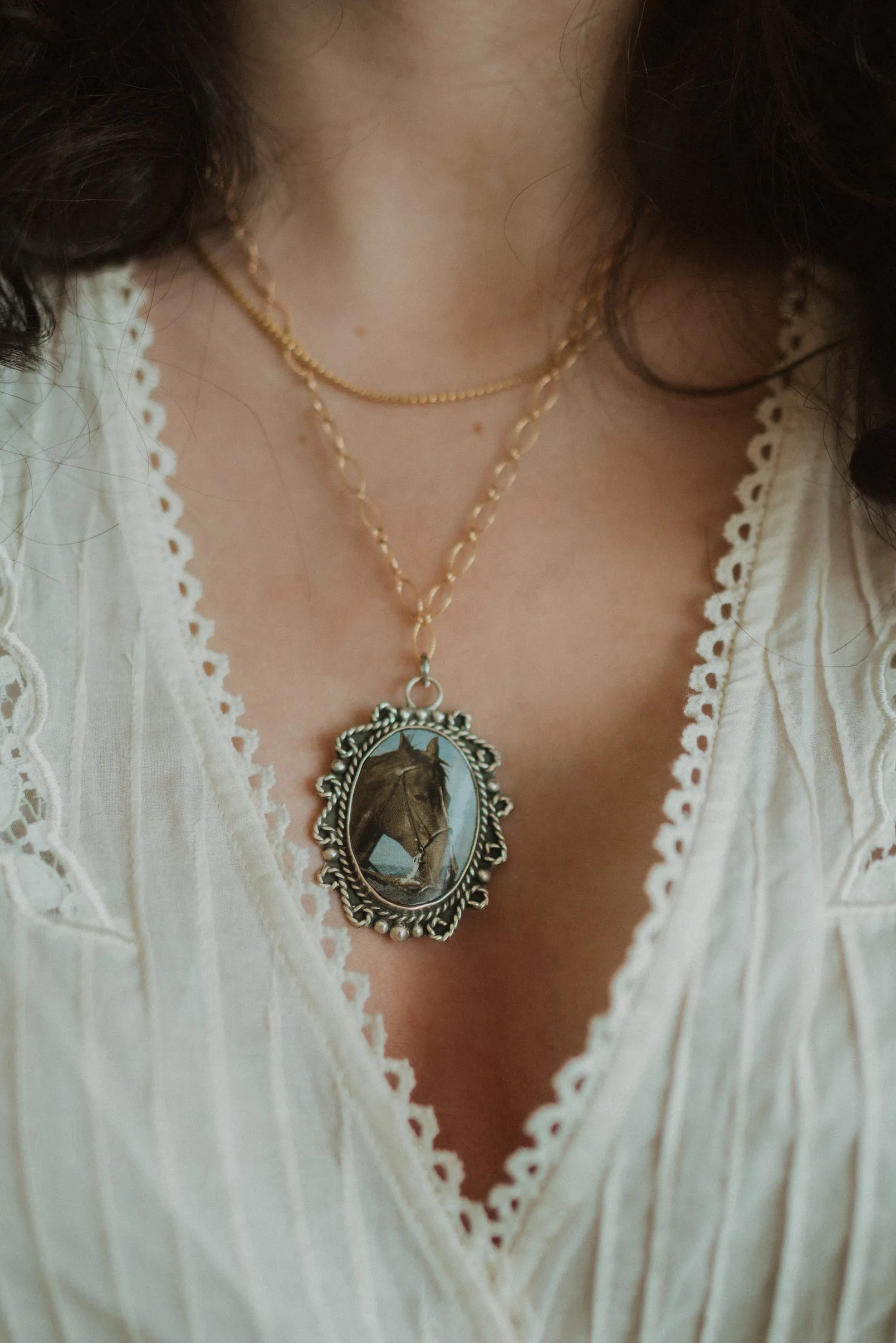 Brown Mare Necklace