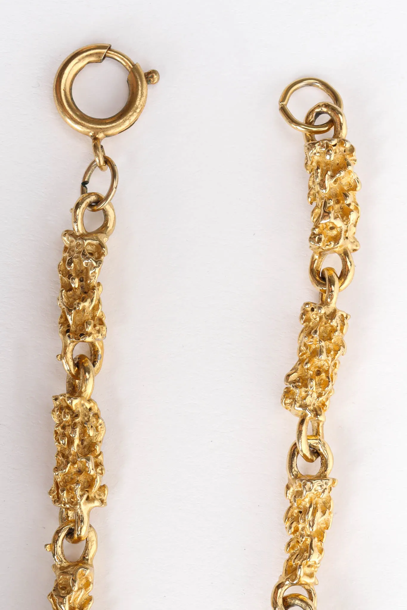 Brutalist Double Egg Pendant Necklace