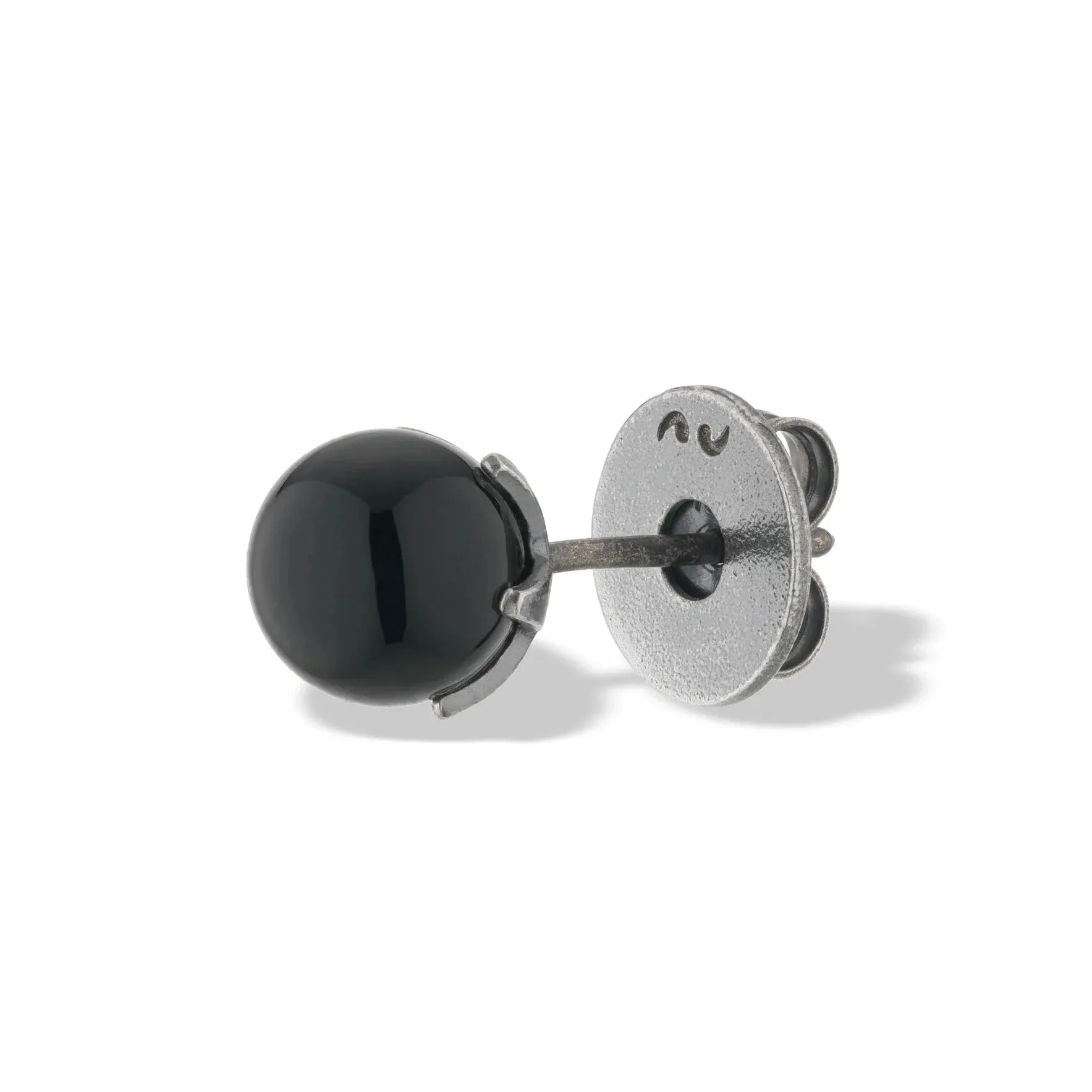 Calyx Mono Black Onyx Stud Earring