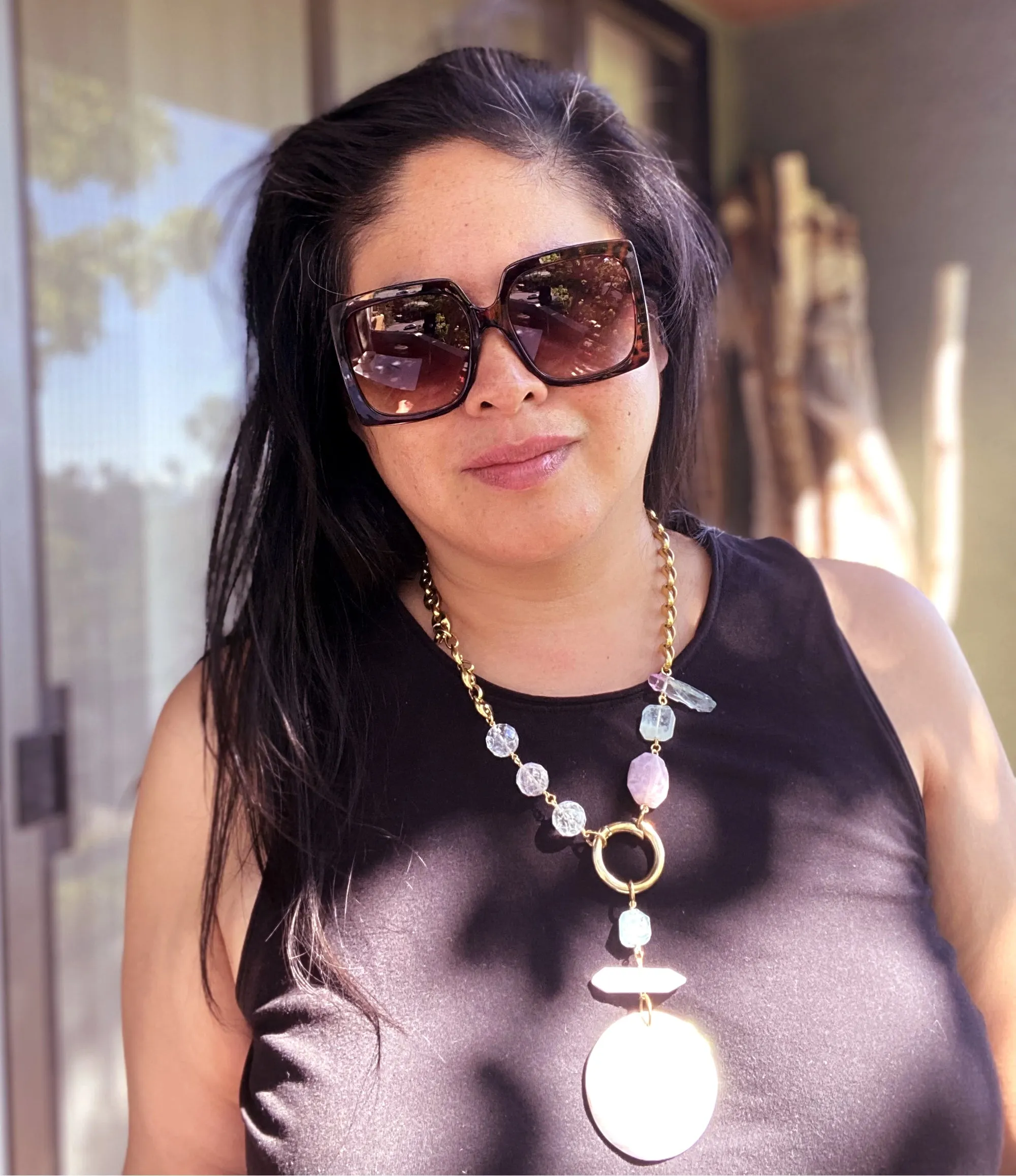 Candy crystal necklace