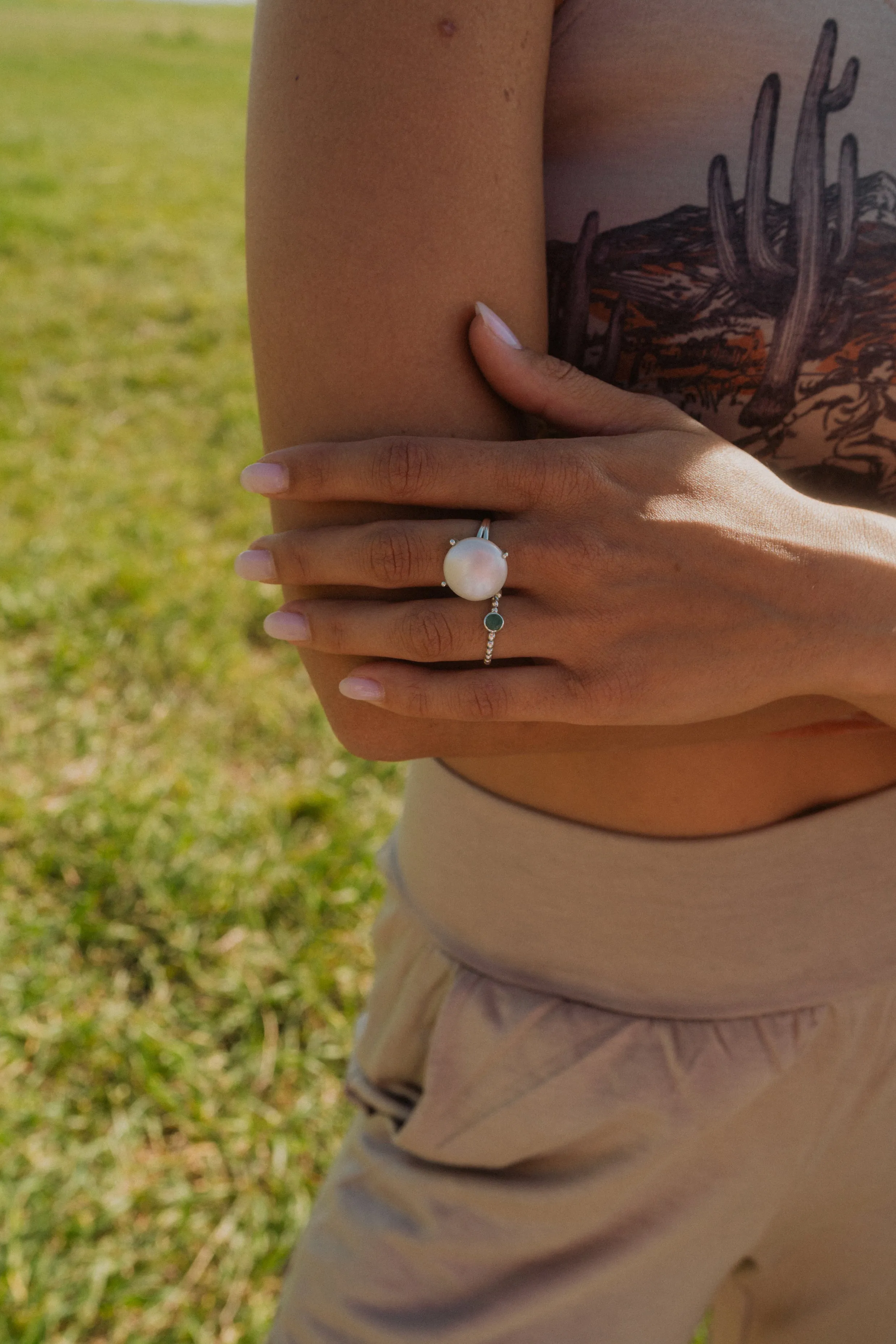 Chanel Ring | Emerald