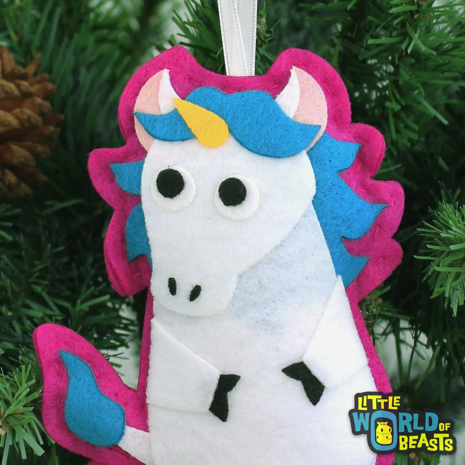 Charlemagne the Unicorn Ornament