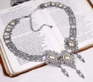 Chateau Necklace - Antiqued Silver