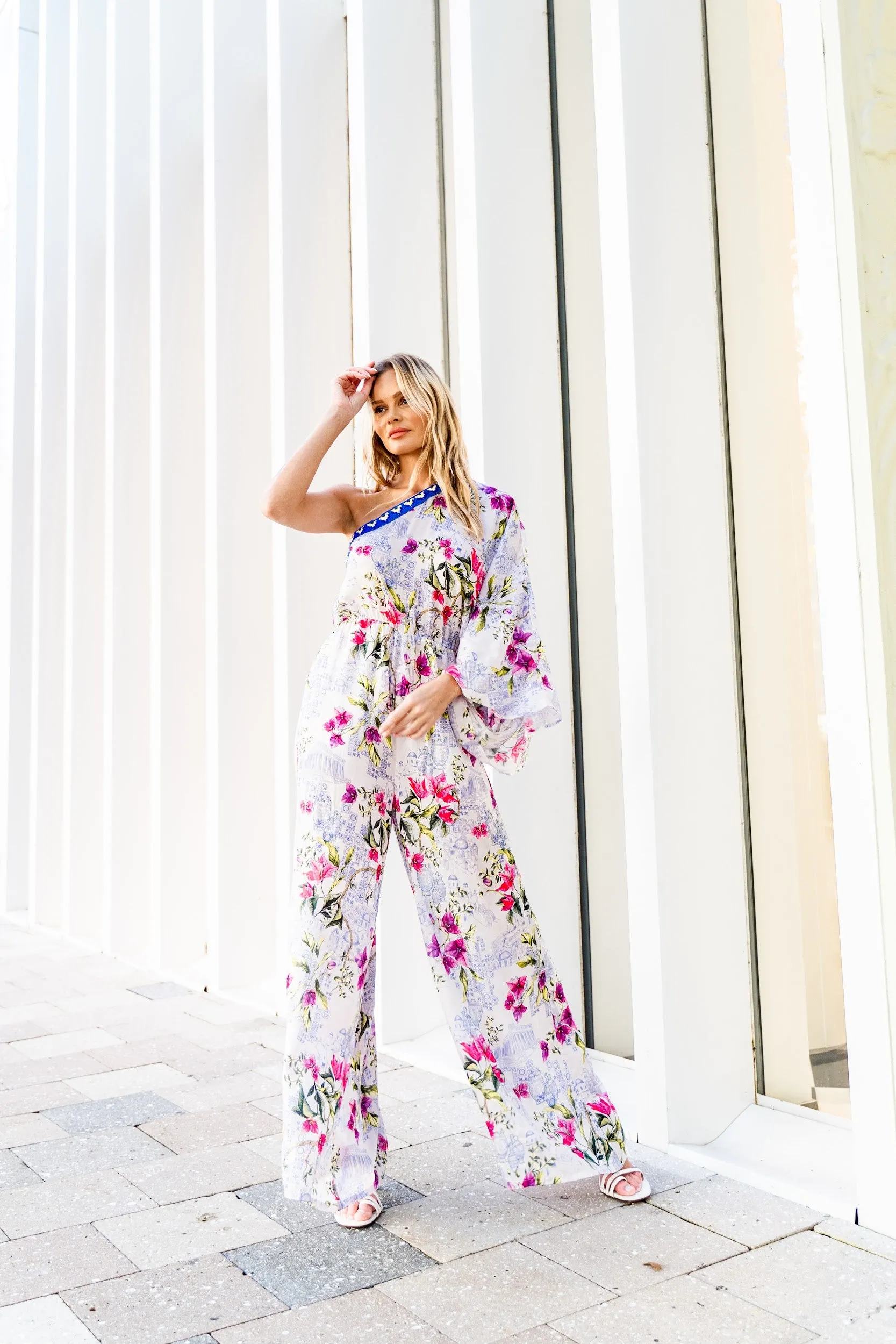 CLEO JUMPSUIT - SANTORINI VIEWS