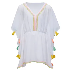 Coastal Tassel Coverup