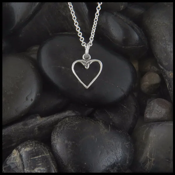 Colleen's Heart Pendant in Silver