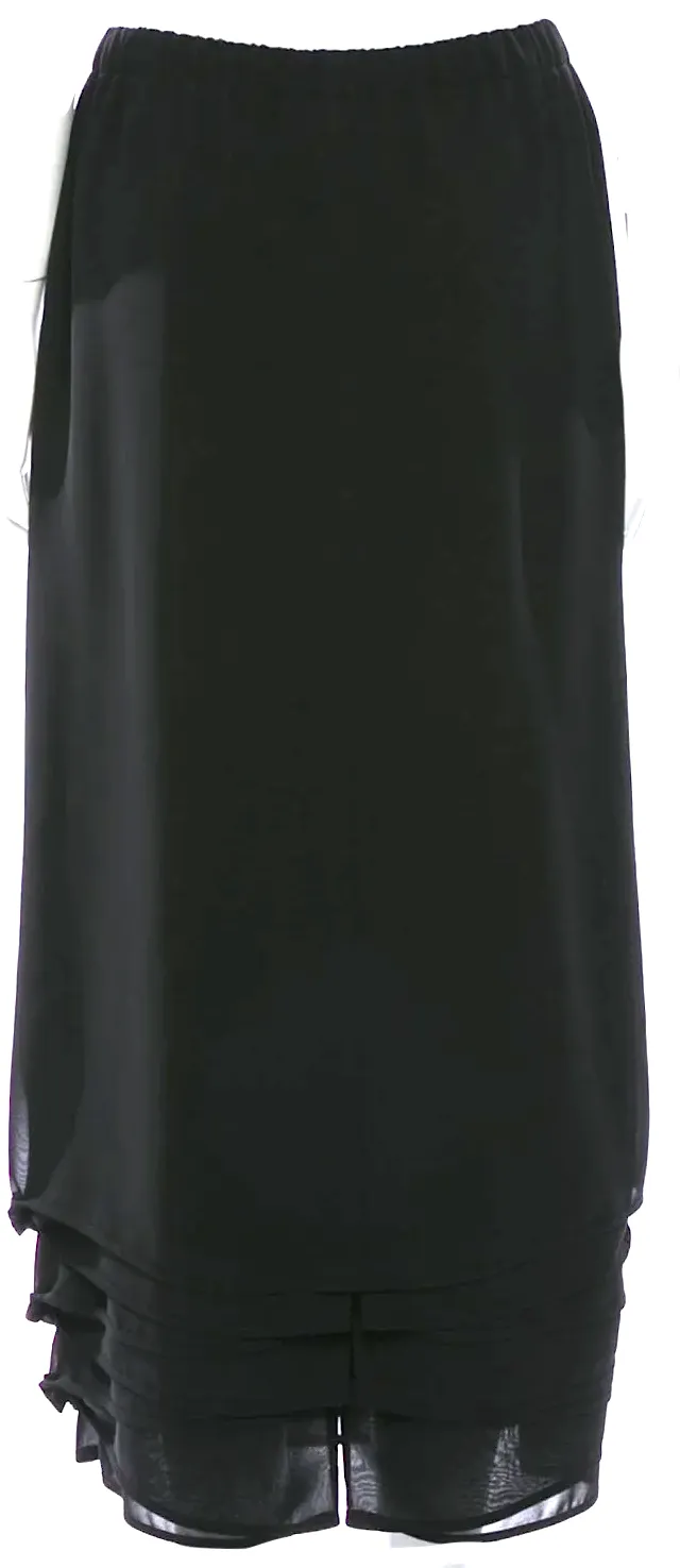 Comme des Garçons Japan. Junya Watanabe. Ruffle Embellishment Midi Length Skirt