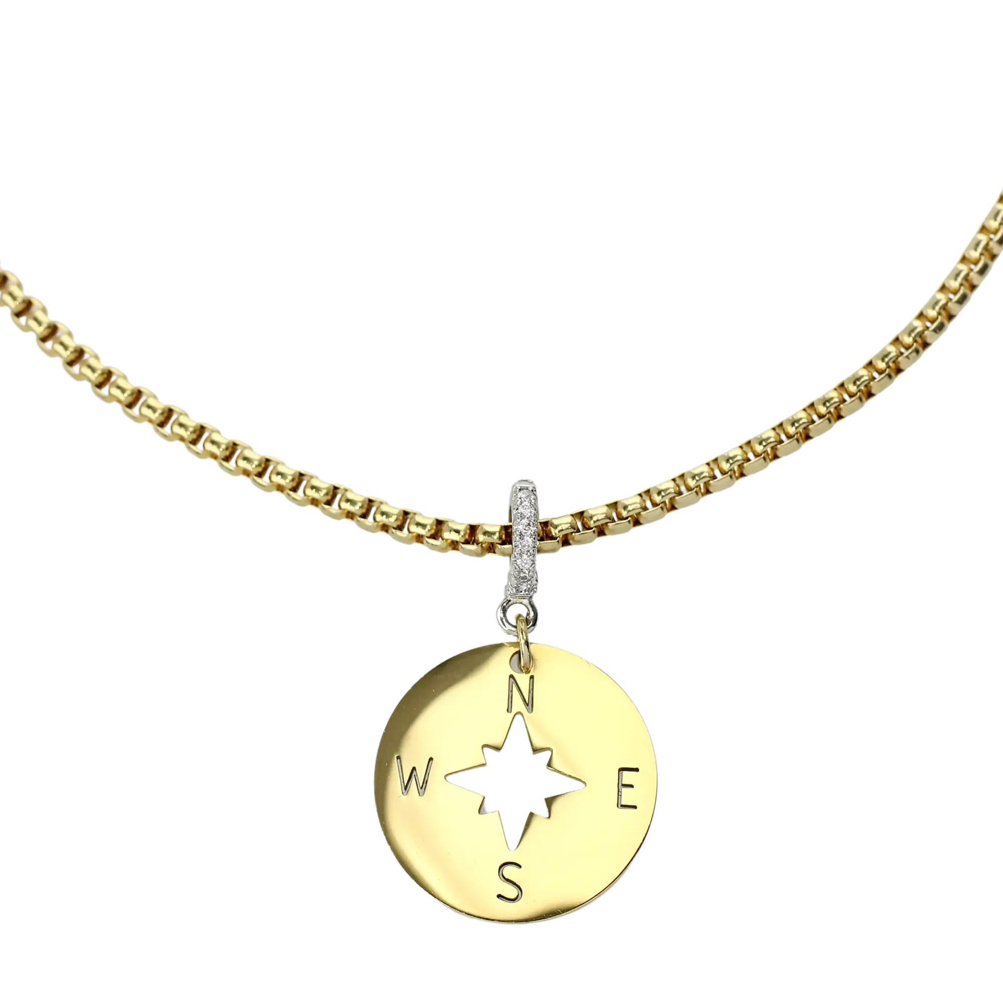 COMPASS CLIP ON CHARM