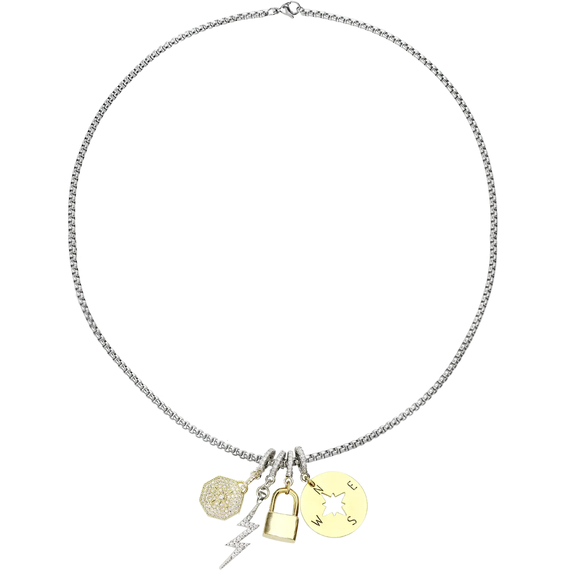 COMPASS CLIP ON CHARM