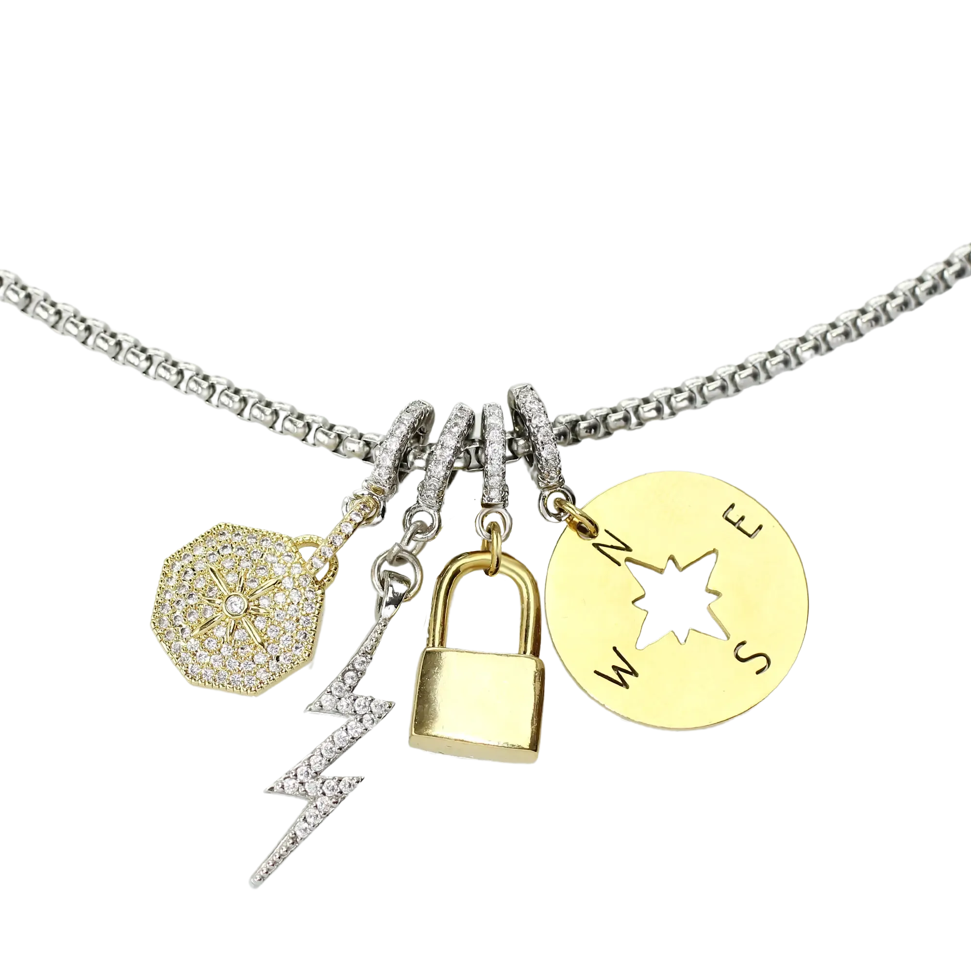 COMPASS CLIP ON CHARM