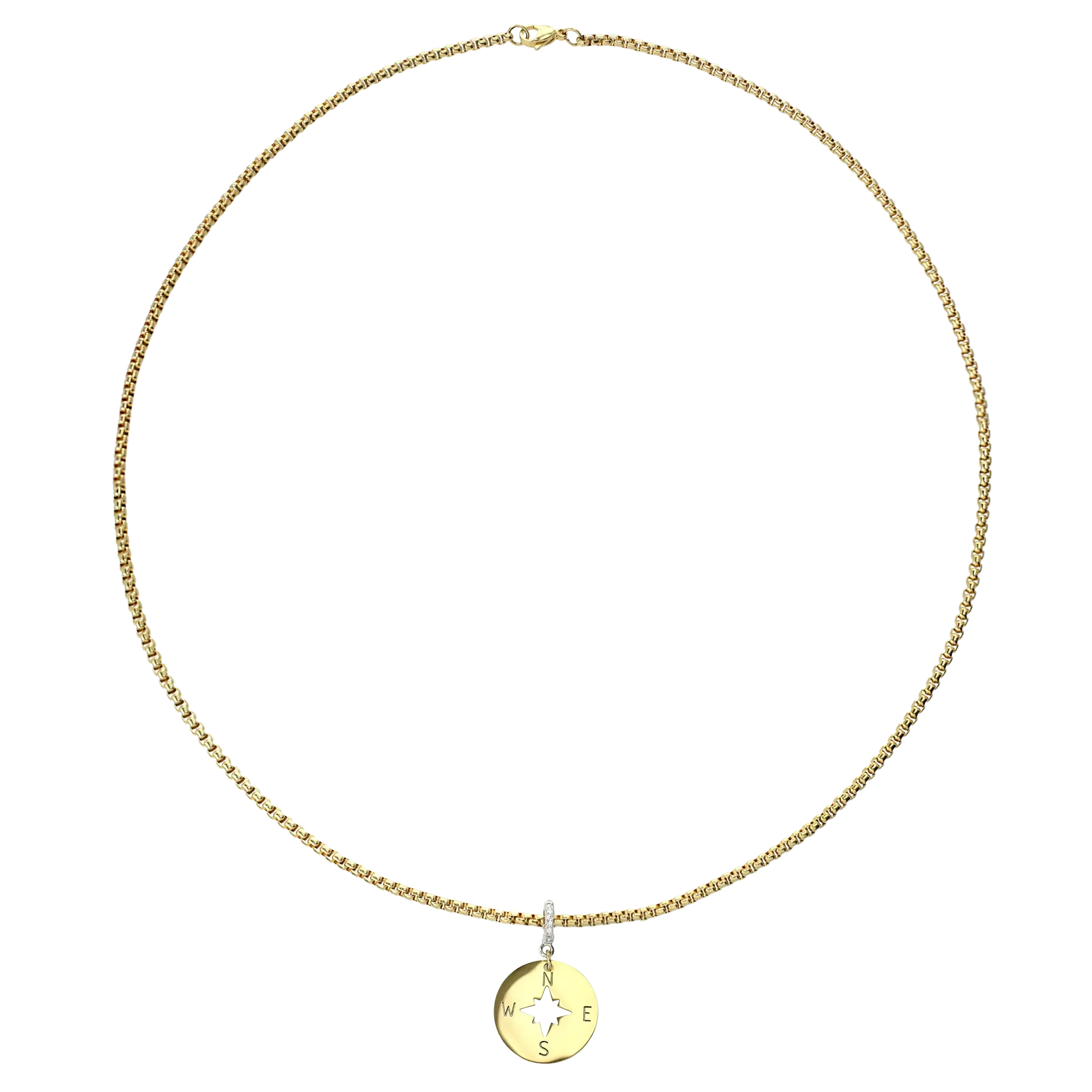 COMPASS CLIP ON CHARM