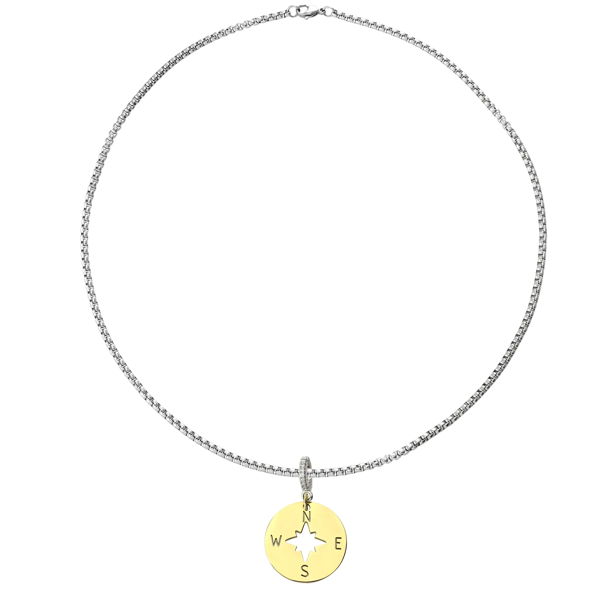 COMPASS CLIP ON CHARM