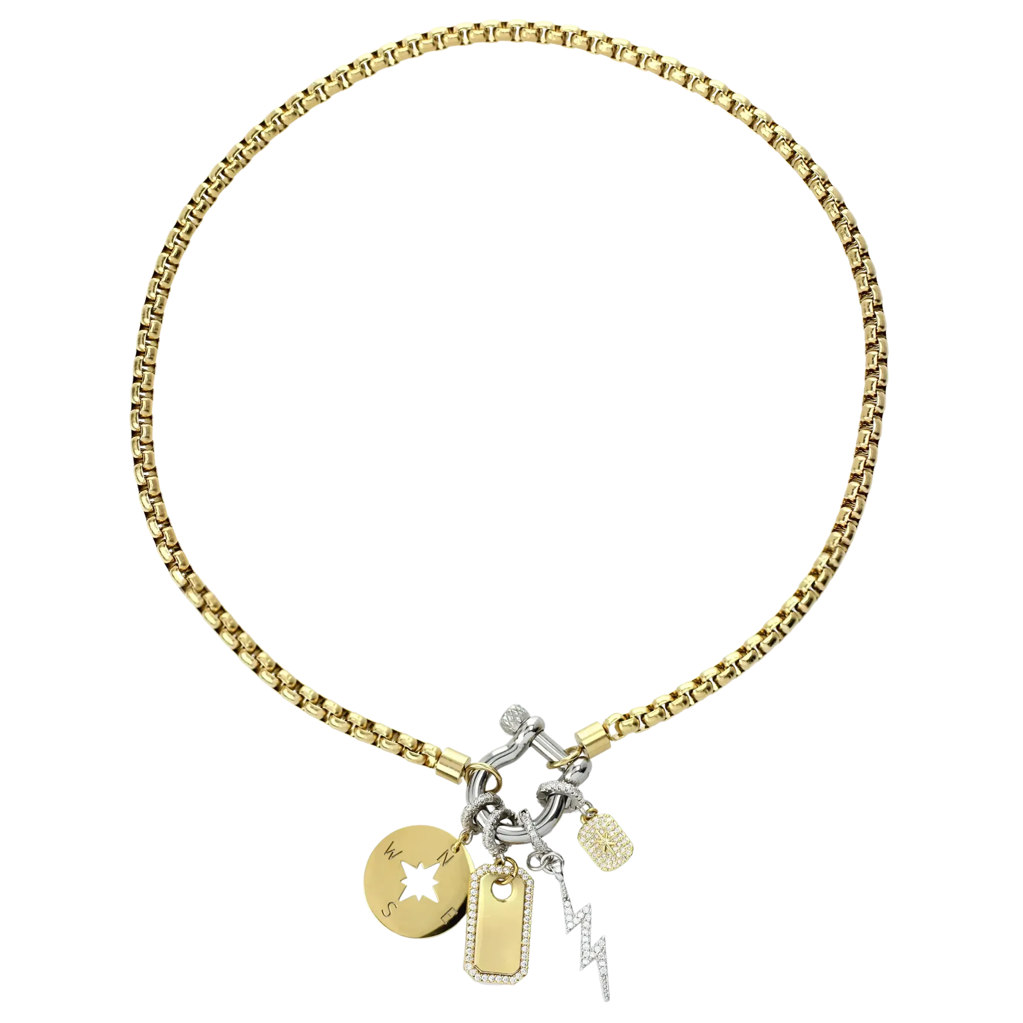 COMPASS CLIP ON CHARM