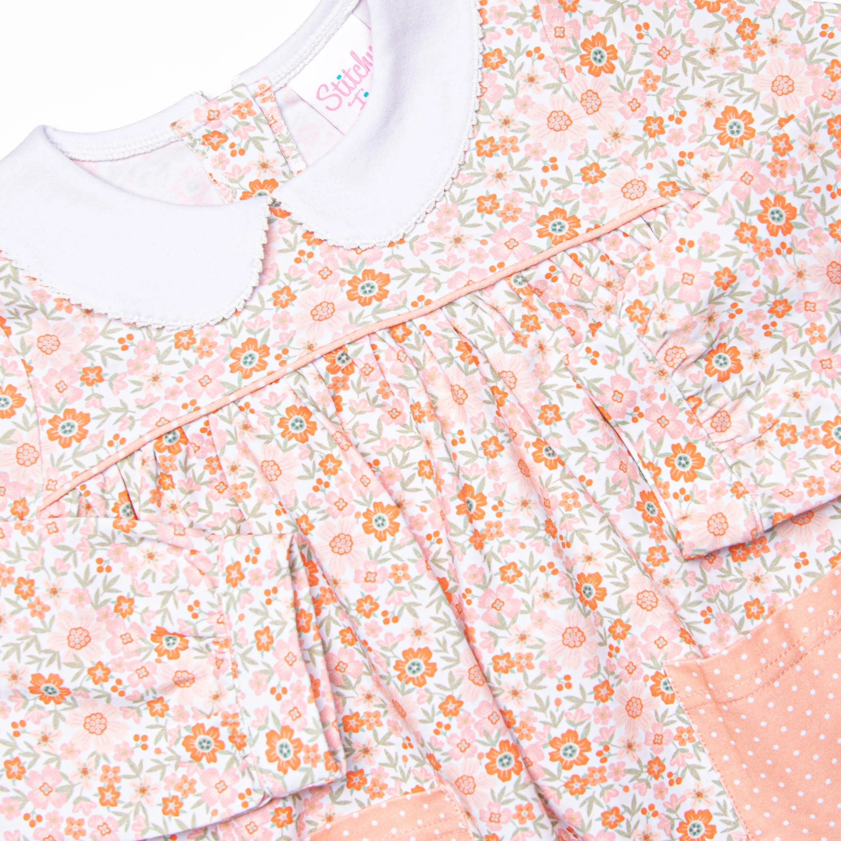Coral Me Cute Pocket Dress, Orange