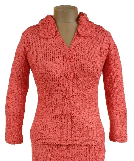 Coral Ribbon Suit