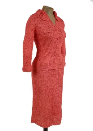 Coral Ribbon Suit