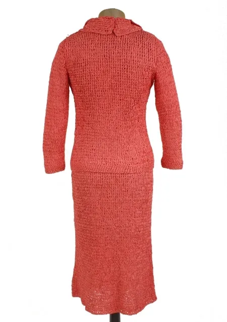 Coral Ribbon Suit