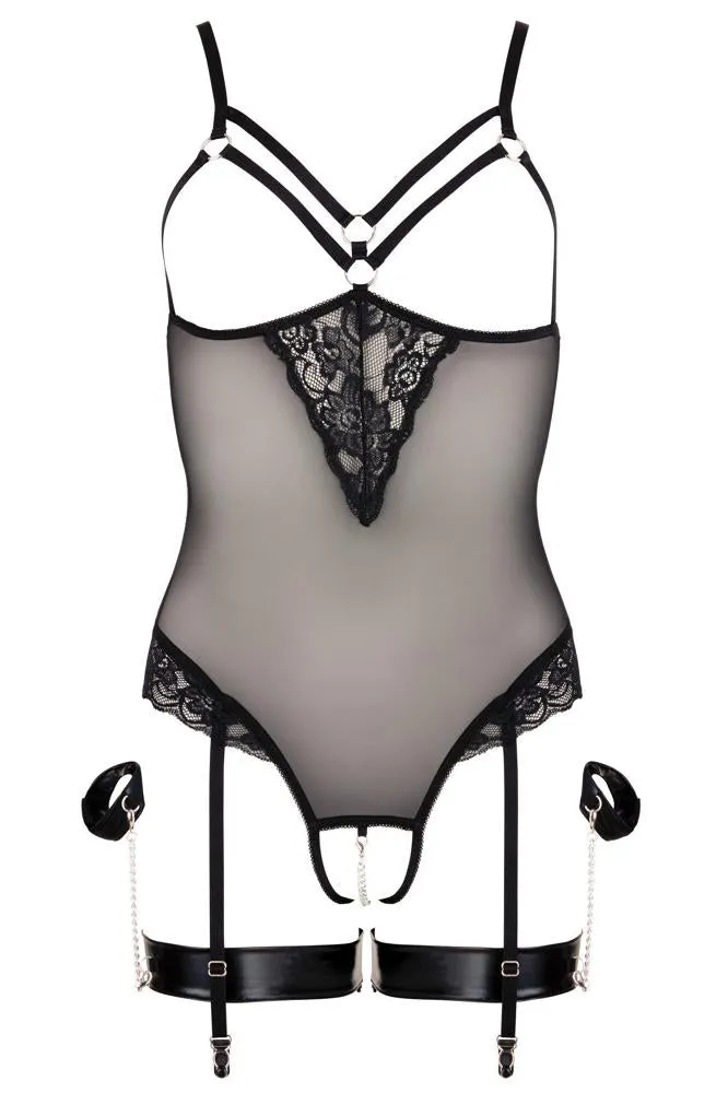 Cottelli Bondage Body with Suspenders