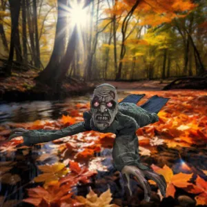 Crawling Zombie Animated