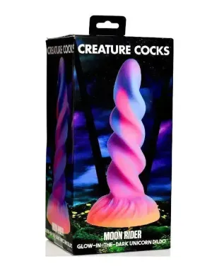 Creature Cocks Moon Rider Glow-in-the-Dark Unicorn Dildo