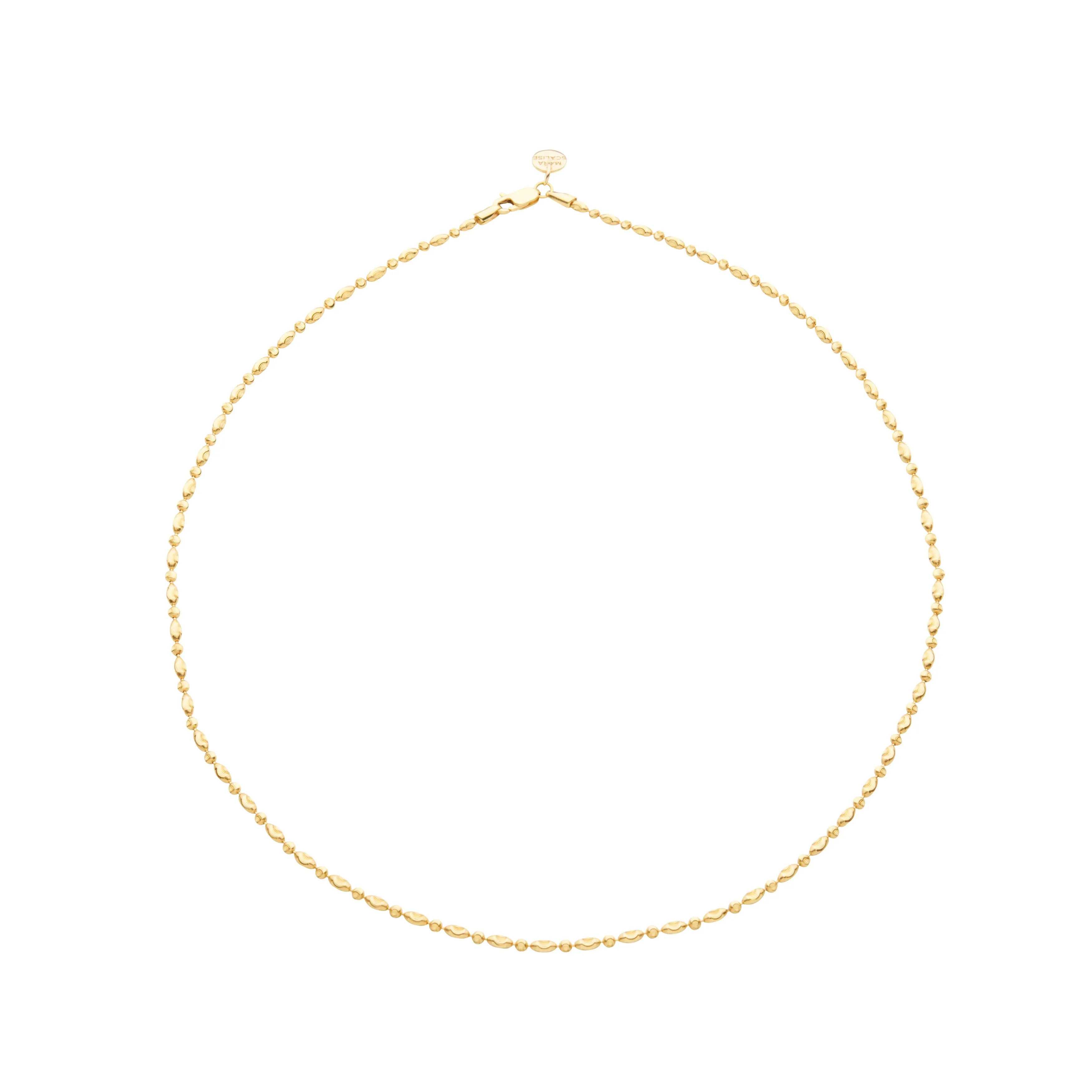 Crescent Chain Choker - Gold