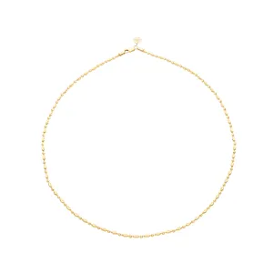 Crescent Chain Choker - Gold