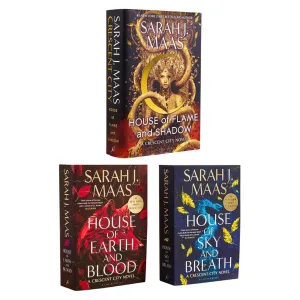 Crescent City Series by Sarah J. Maas 3 Books Collection Set [House of Sky and Breath, House of Earth and Blood, House of Flame and Shadow]