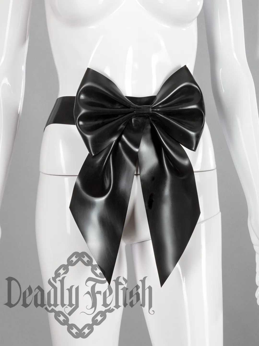 Deadly Fetish Made-To-Order Latex: Simple Bow Belt