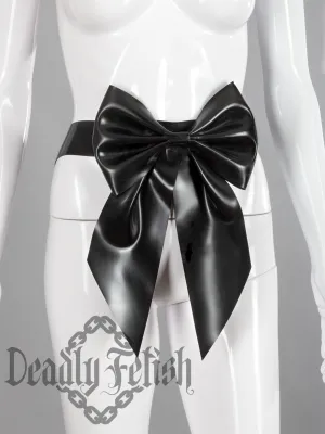 Deadly Fetish Made-To-Order Latex: Simple Bow Belt