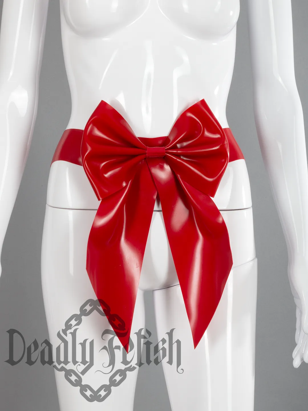 Deadly Fetish Made-To-Order Latex: Simple Bow Belt