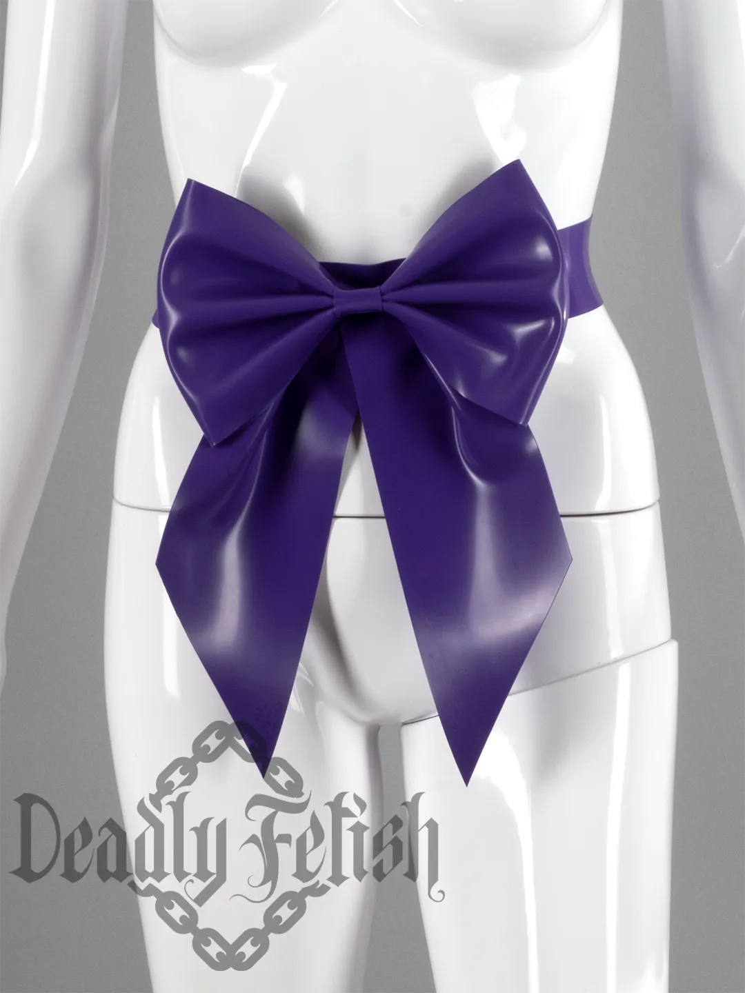 Deadly Fetish Made-To-Order Latex: Simple Bow Belt