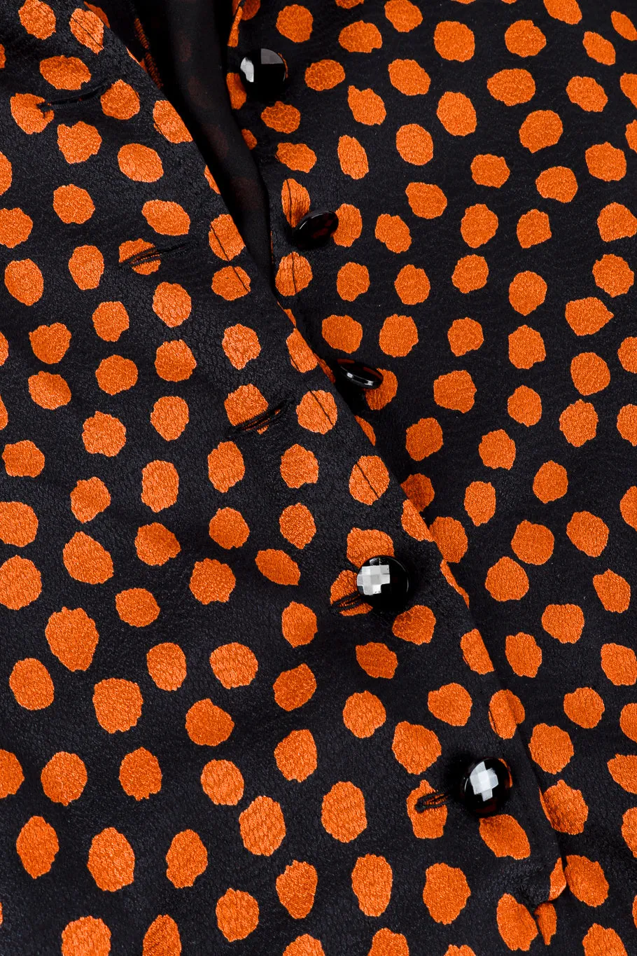 Dot Print Ruffle Dress