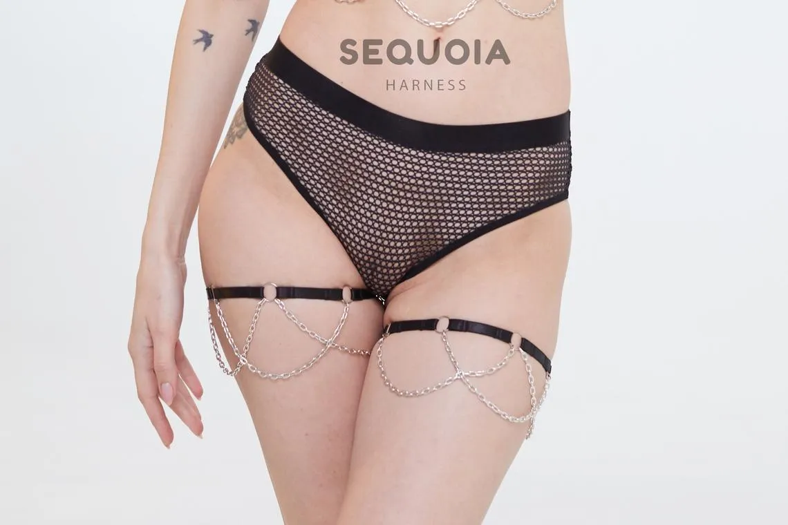 Elastic harness set "Cupra" & chain