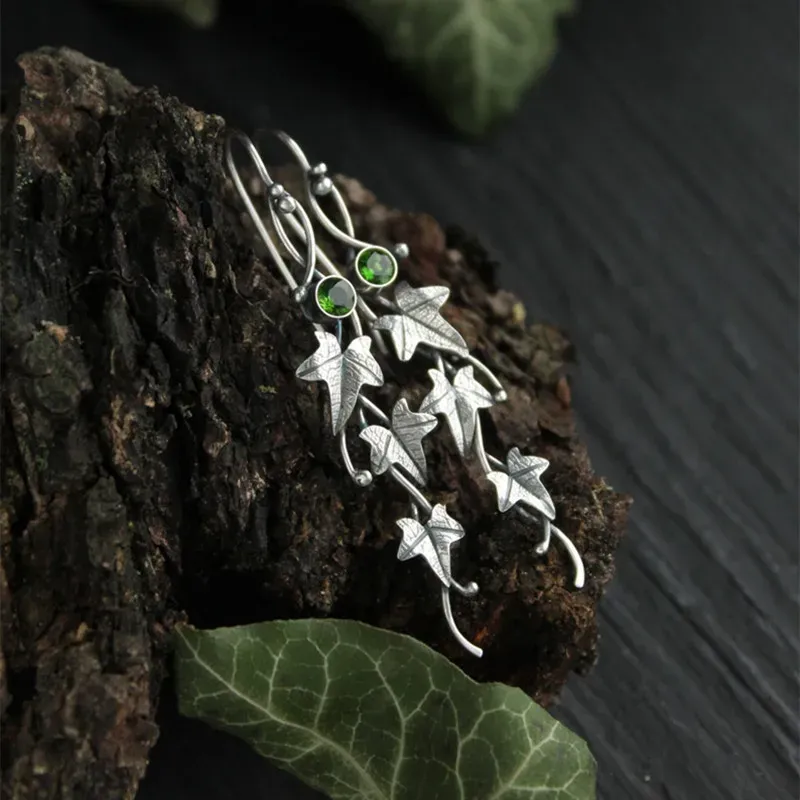 Elven Ivy Leaf Earrings